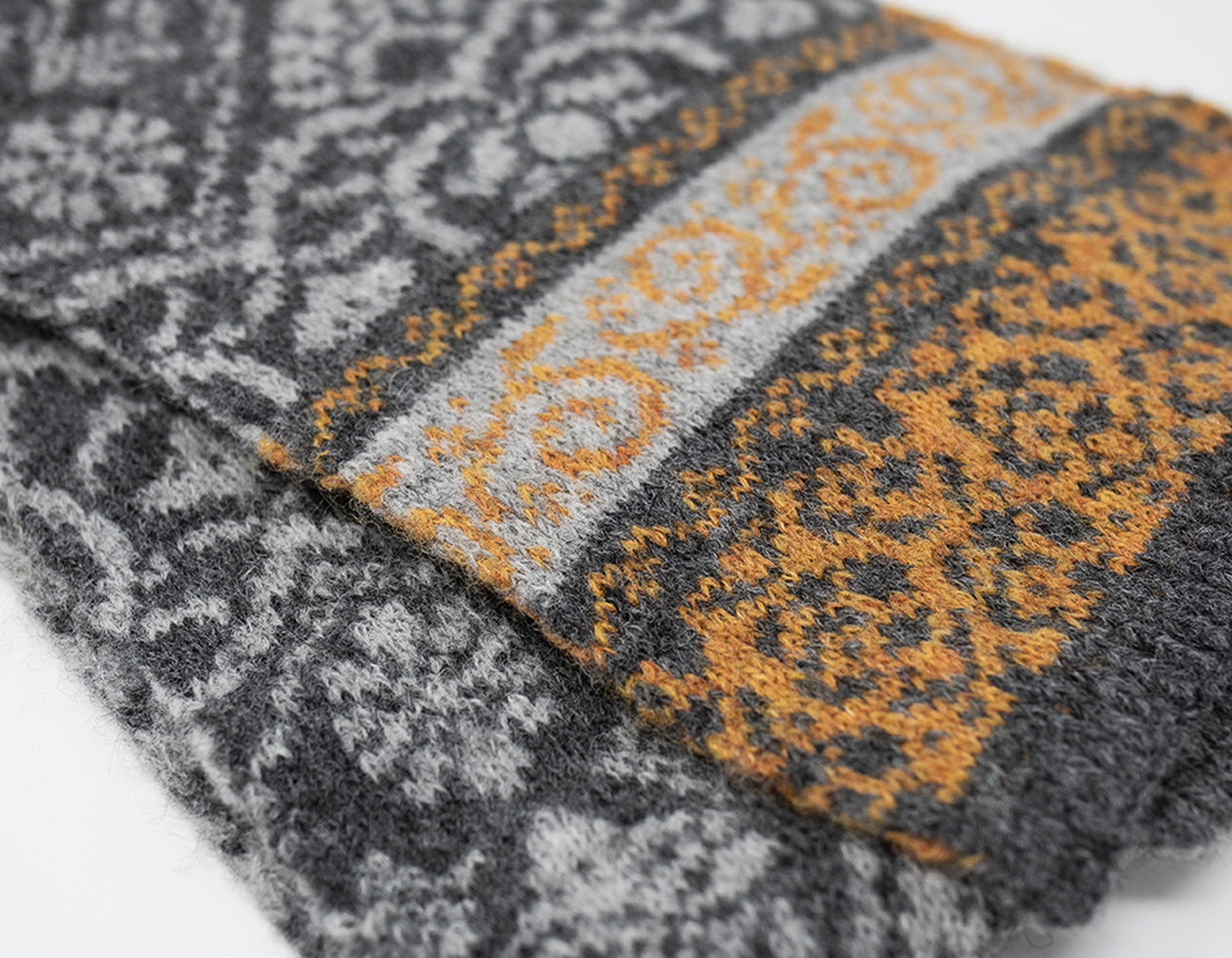 Jacquard Alpaca Scarf