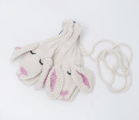 Bunny Hand Knit Alpaca Mittens