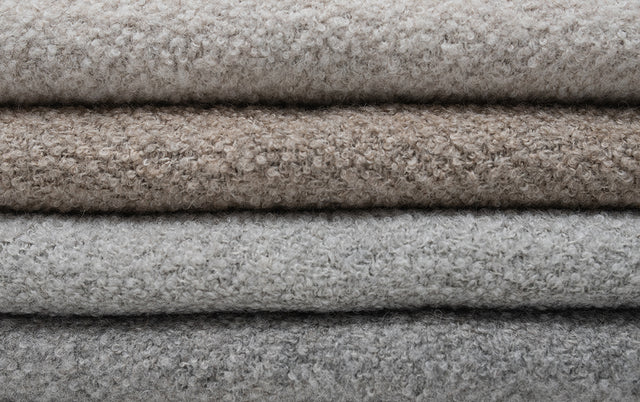 Undyed alpaca Boucle Scarf