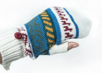 Alpaca Fingerless Mittens