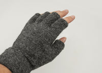 Knitted Alpaca Fingerless Gloves