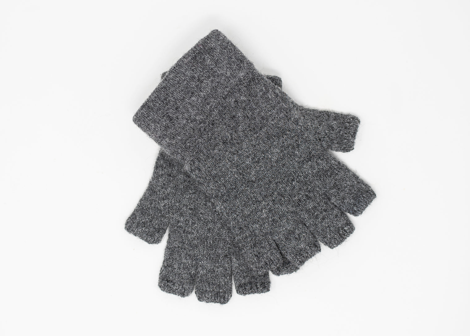 Knitted Alpaca Fingerless Gloves