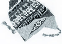 Chullo Hat with Braided Ear Flaps