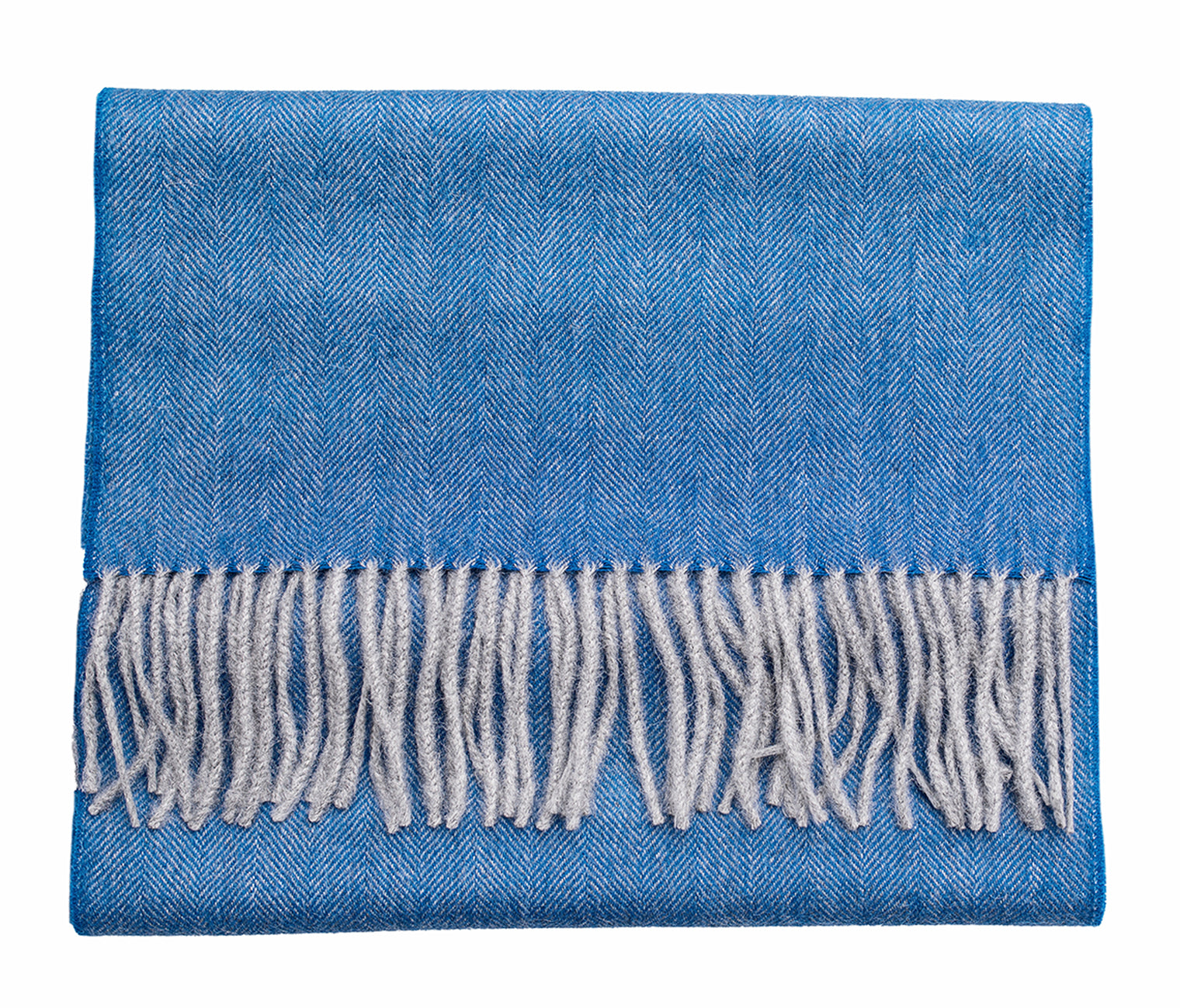 Premium Baby Alpaca Herringbone Scarf