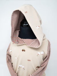 Raglan Hoodie Farm Motif (Exclusive to KPFarm) (Copy)