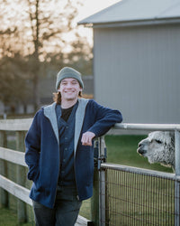 Men's Reversible Alpaca Jacket