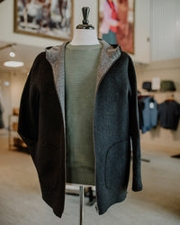 Men's Reversible Alpaca Jacket