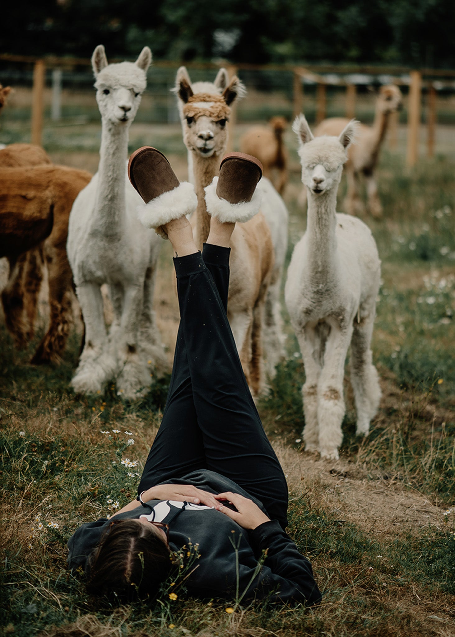 Handmade Unisex Mule (Slip-on) Alpaca Slippers