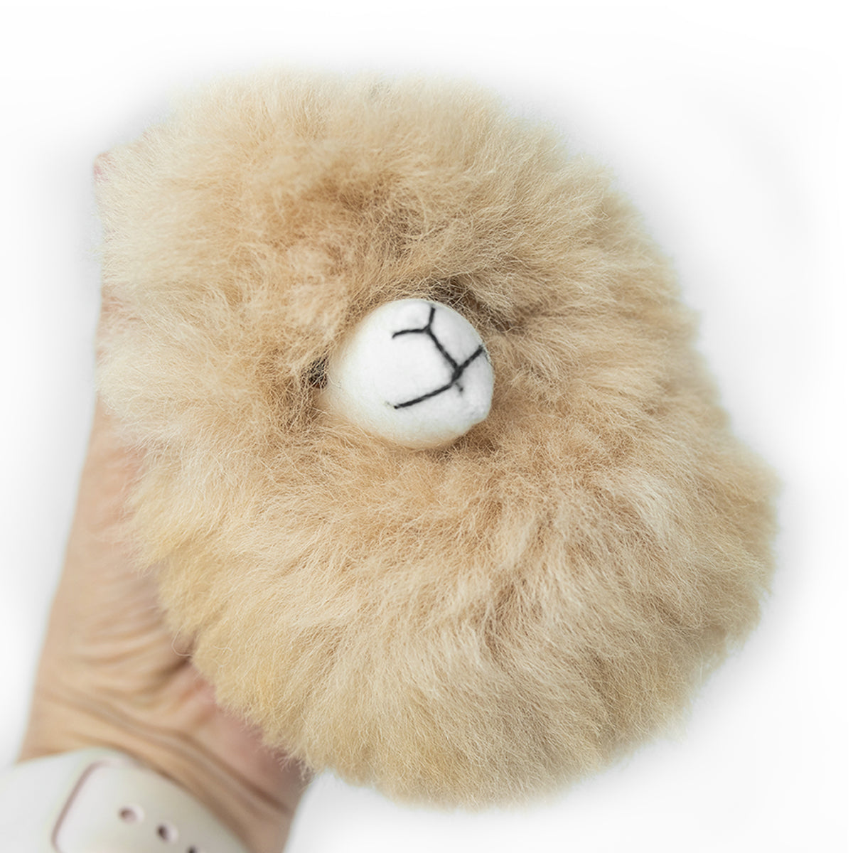 Alpaca Face Keychain