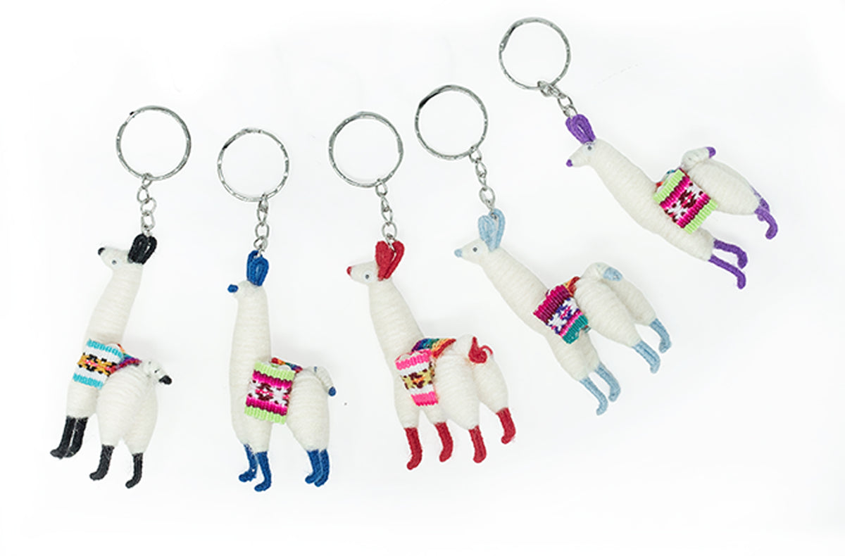 Handmade Llama Keychain