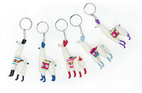 Handmade Llama Keychain