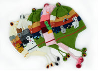 Children's Chullo Hat With Pom Poms