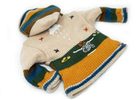 Hand-Embroidered Alpaca Sweater (Fleece-Lined)