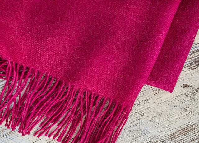 Unicolour Classic Alpaca Shawl