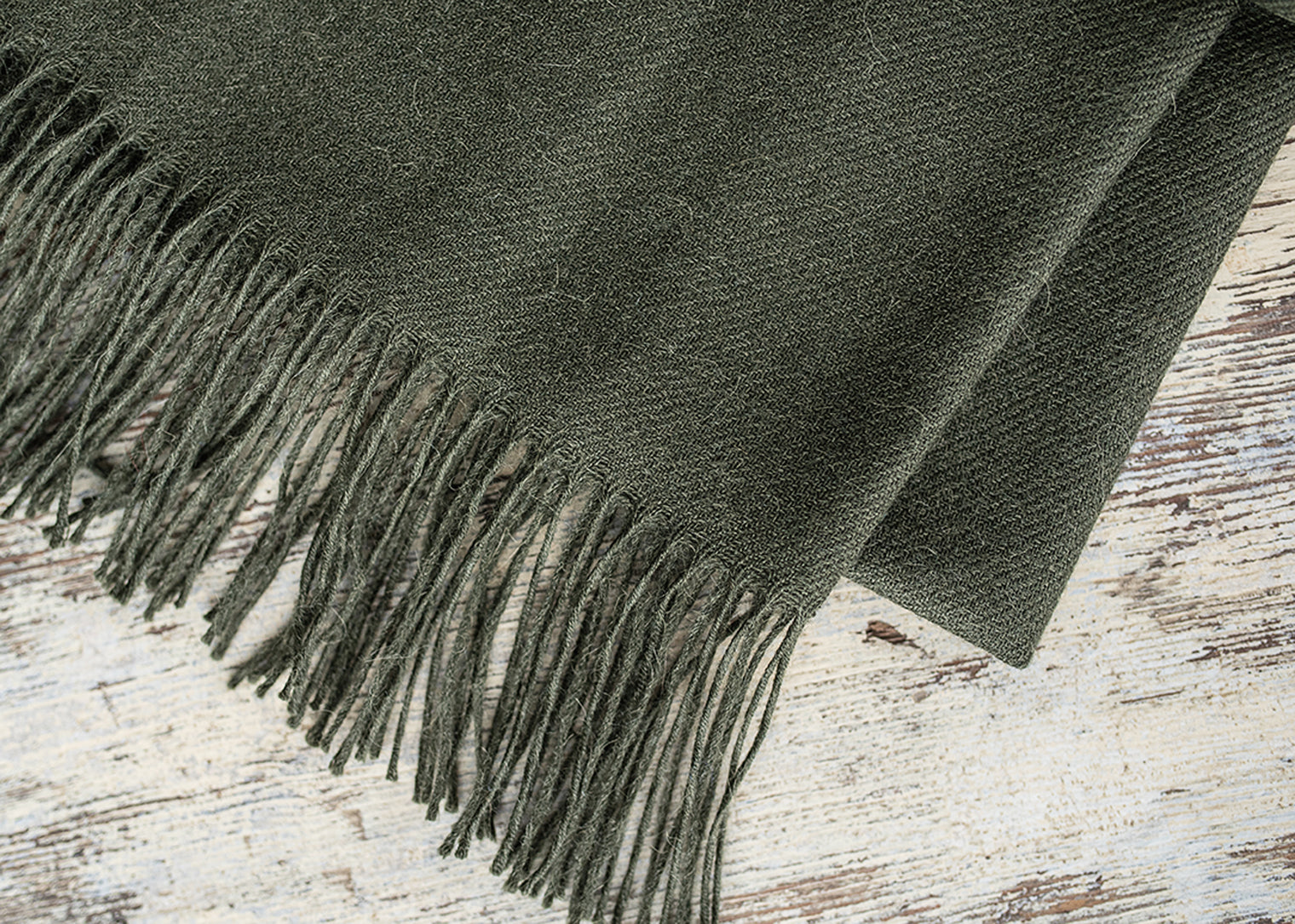Unicolour Classic Alpaca Shawl