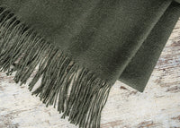 Unicolour Classic Alpaca Shawl