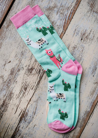Cartoon Alpaca Socks