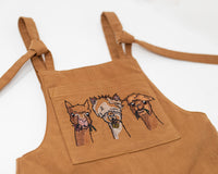 Dungarees w/Alpaca Motif (Exclusive to KPFarm)