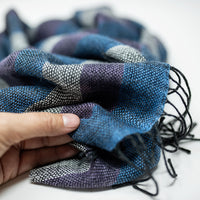 Plaid Baby Alpaca Scarf