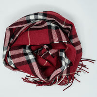 Plaid Baby Alpaca Scarf
