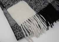 Classic Plaid Chunky alpaca Scarf