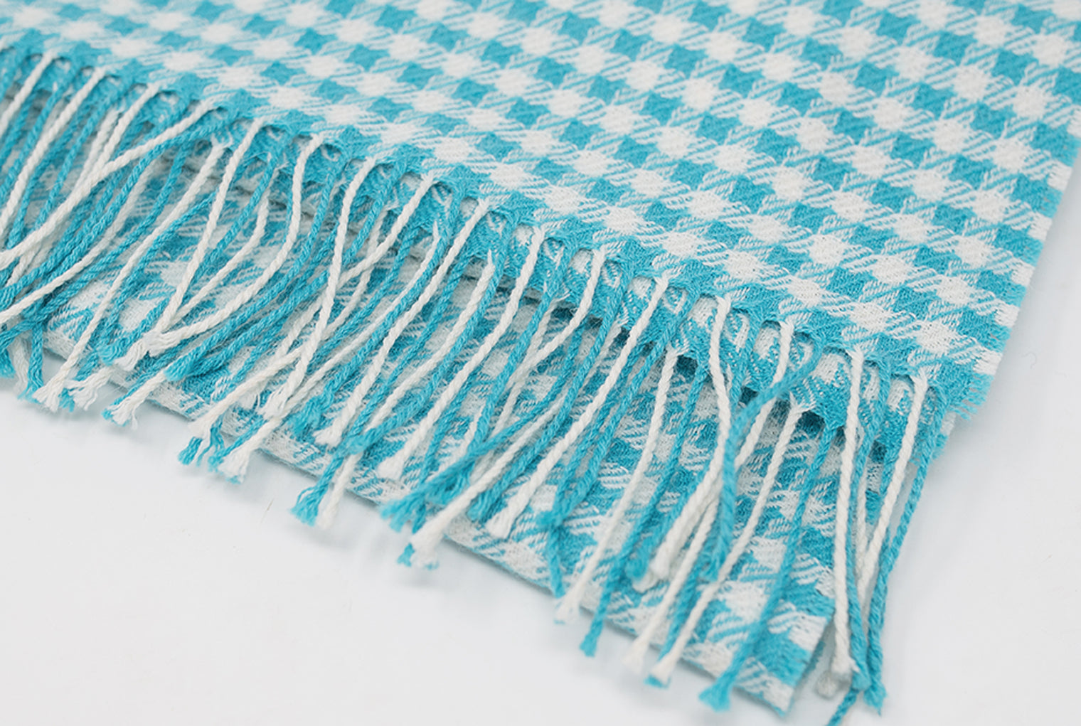 Pied De Poule Alpaca Scarf (100% Baby Alpaca)