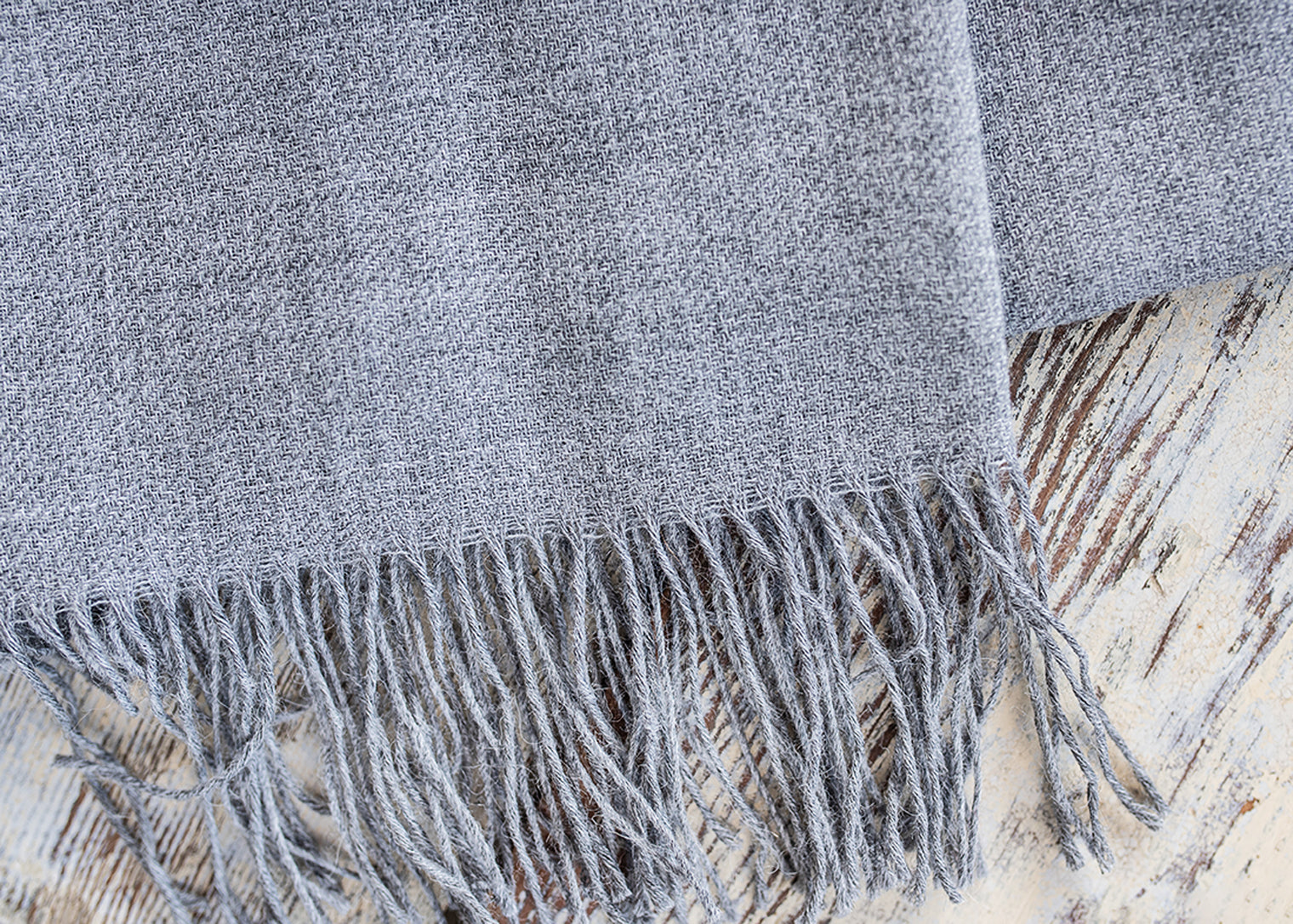Unicolour Classic Alpaca Shawl