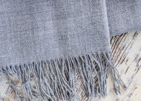 Unicolour Classic Alpaca Shawl
