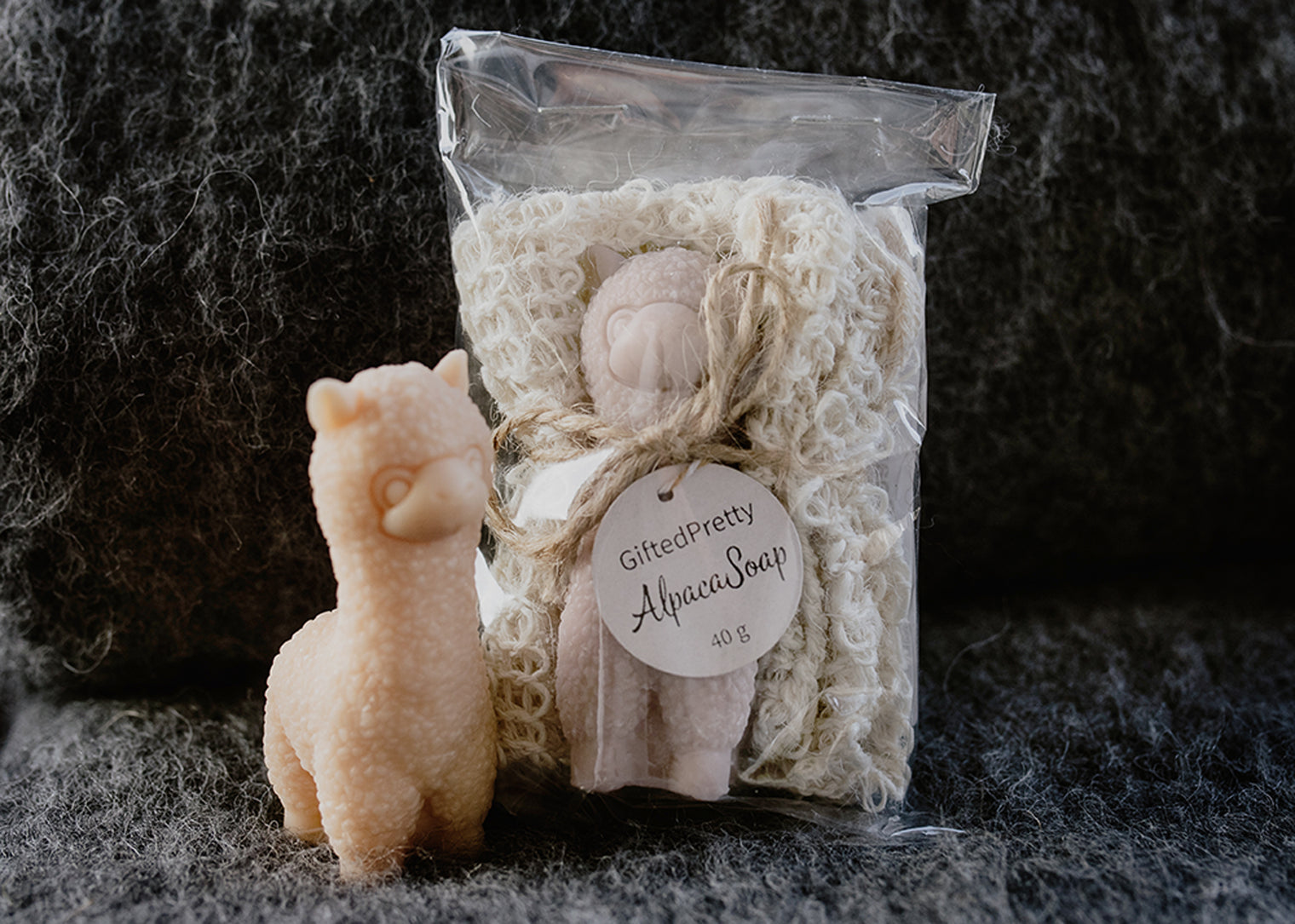 Alpaca Figurine Soap