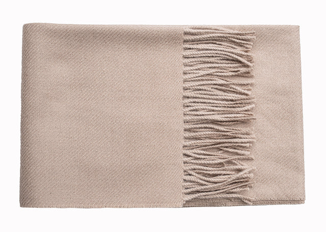 Solid Twill Alpaca Scarf