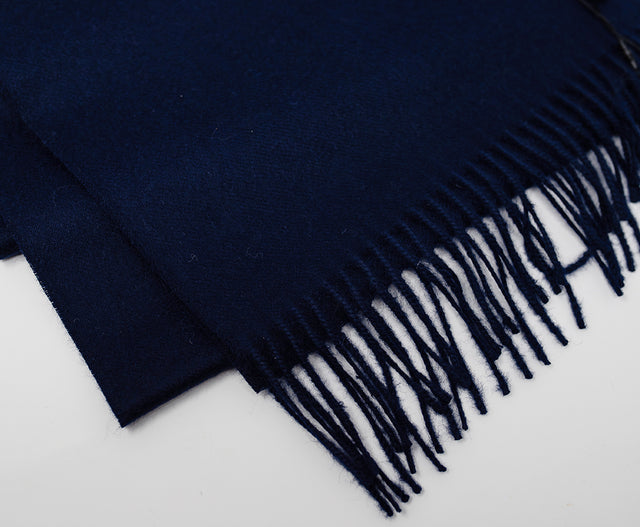 Solid Weave Brushed Scarf