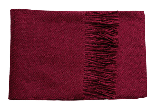 Solid Twill Alpaca Scarf