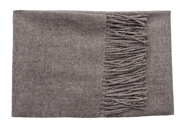 Solid Twill Alpaca Scarf