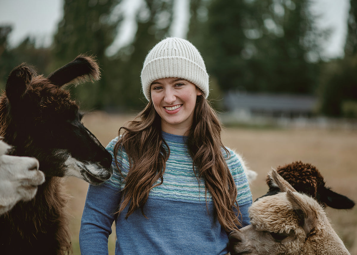 Classic Knitted Alpaca Toque