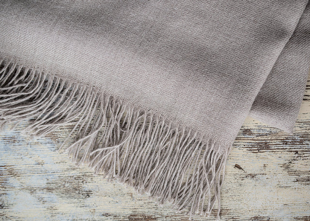 Unicolour Classic Alpaca Shawl