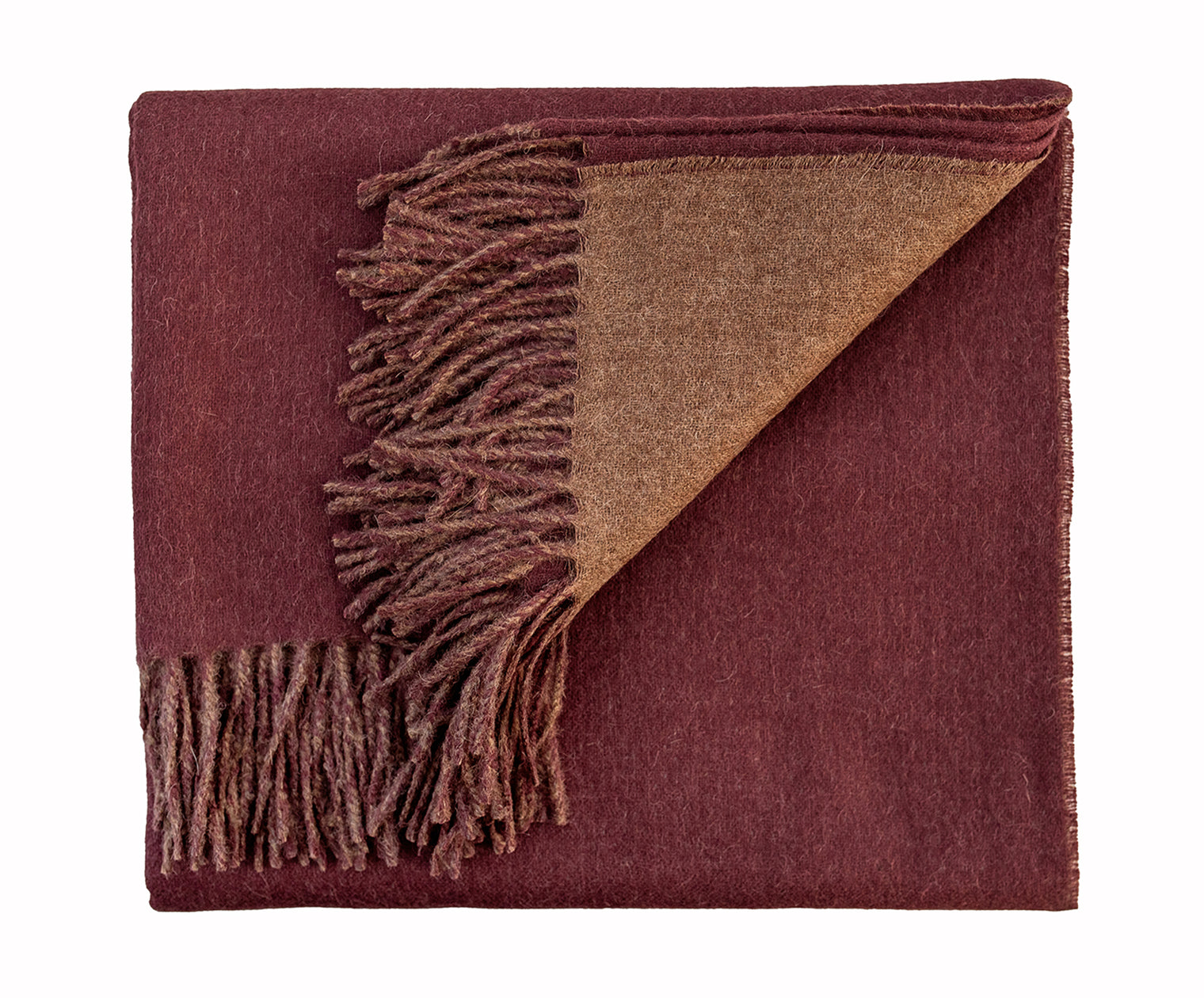 Double Face Alpaca Throw