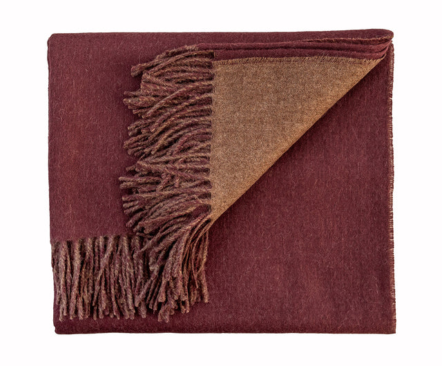Double Face Alpaca Throw