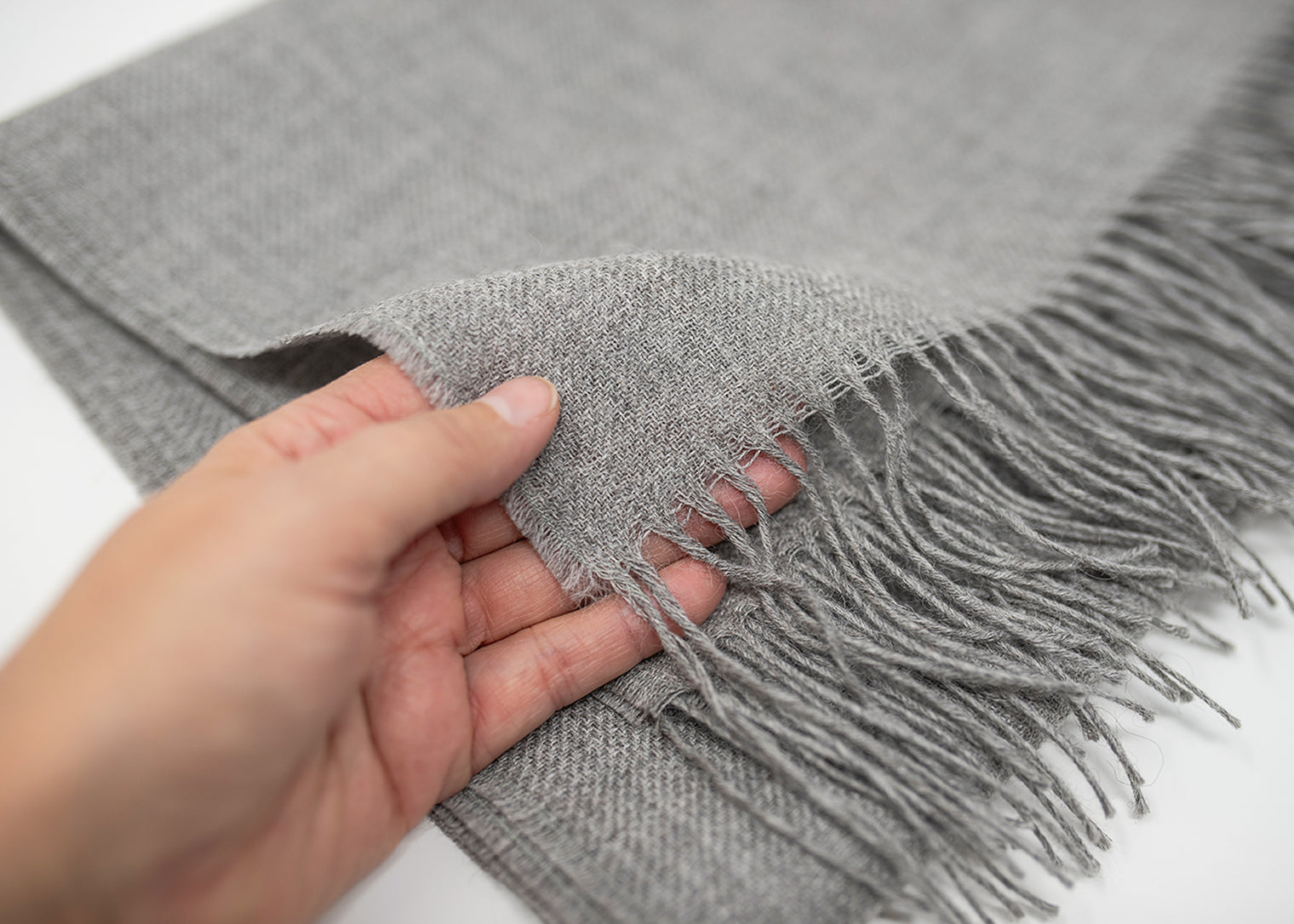 Undyed Classic Alpaca Shawl