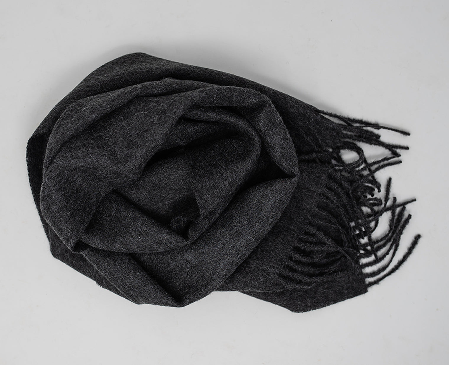 Solid Weave Brushed Scarf