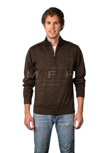 Men's 1/4 Zip Mock Sweater