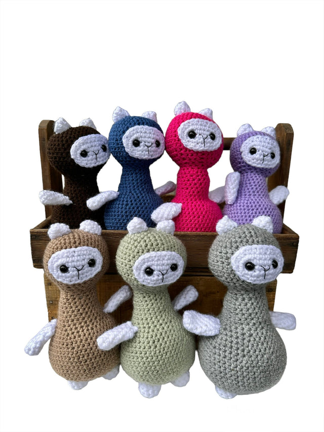 Crocheted Alpaca Figurine Fiberfill