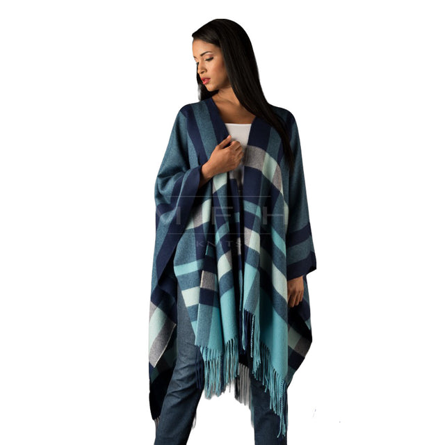 Winter Nights Brushed Ruana