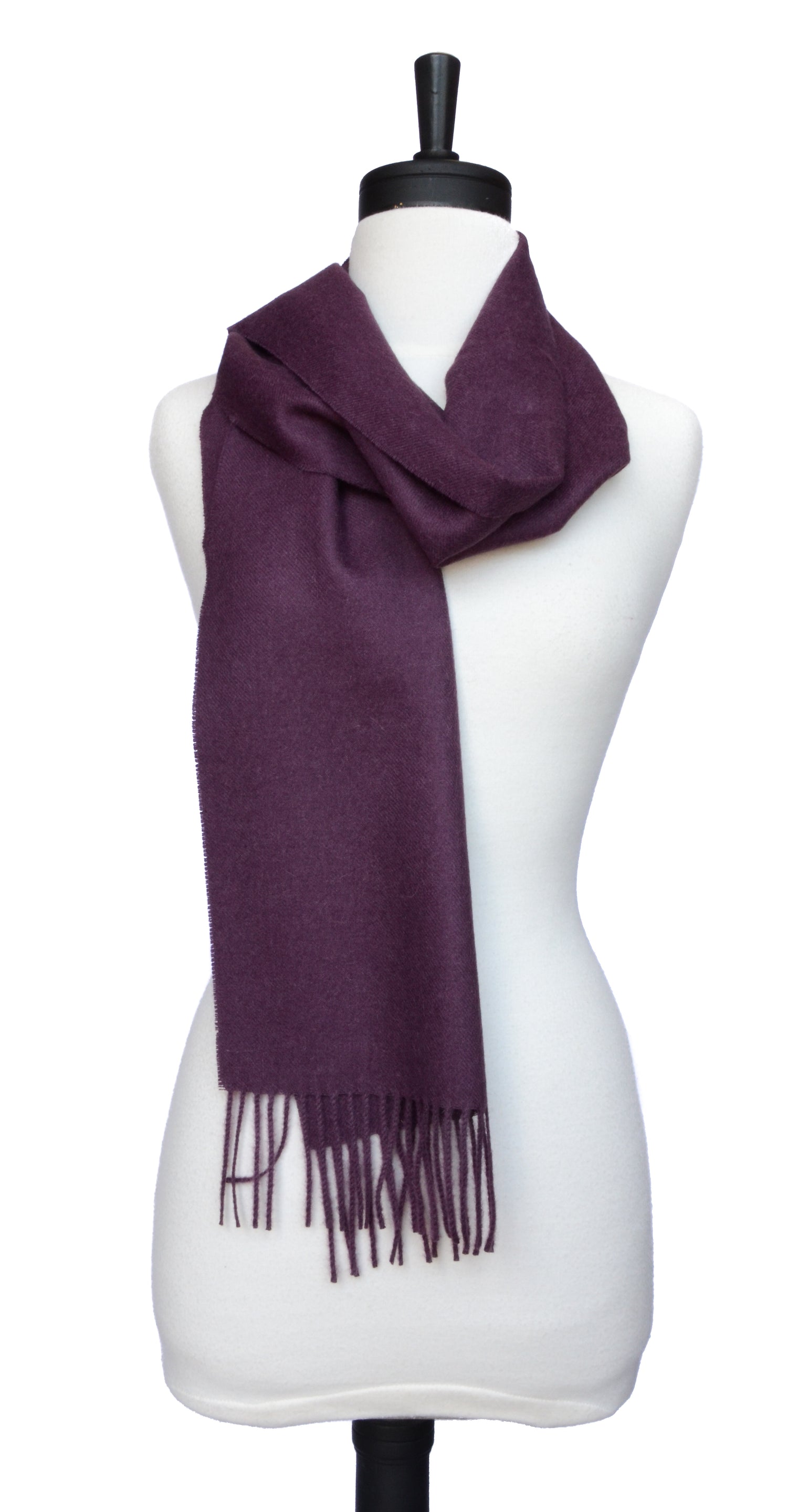 Solid Weave Brushed Scarf