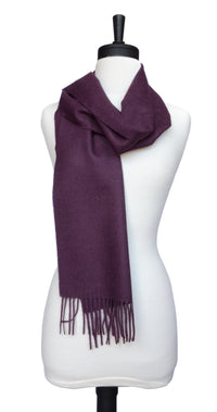 Solid Weave Brushed Scarf
