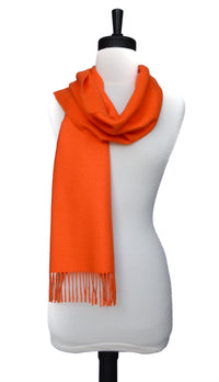 Solid Weave Brushed Scarf