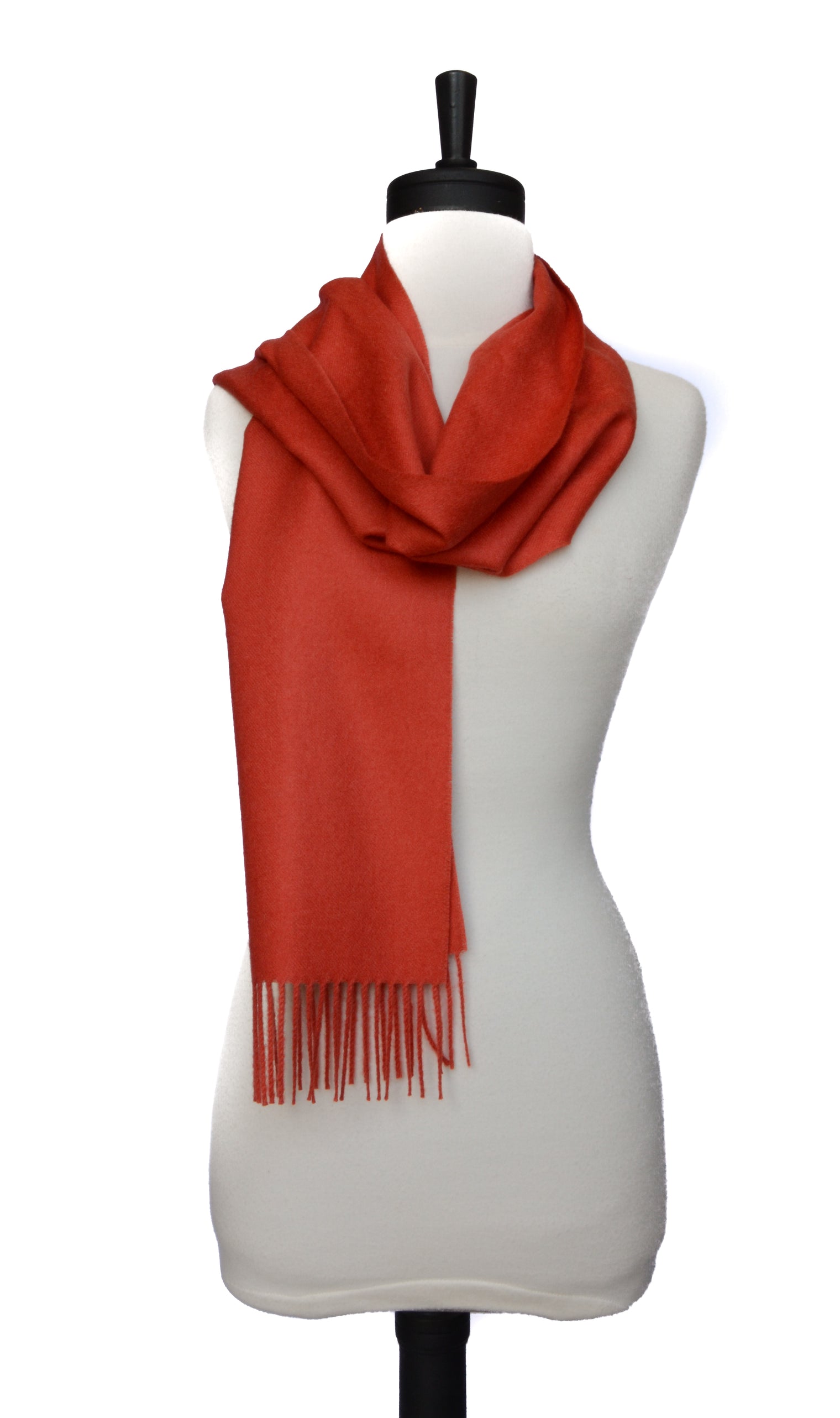 Solid Weave Brushed Scarf