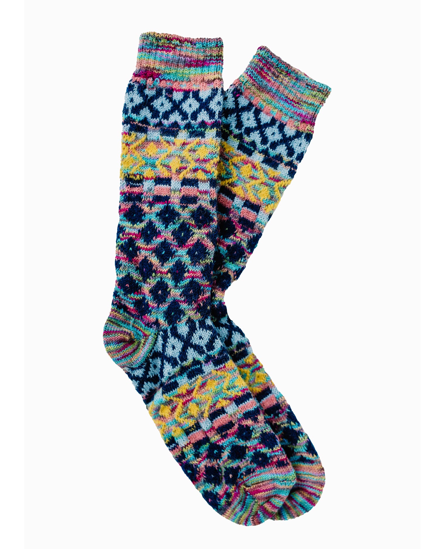 Jacquard Alpaca Socks