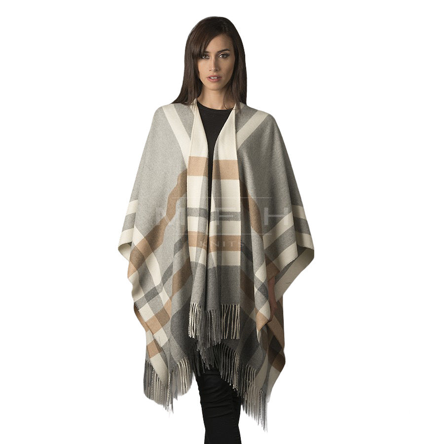 Winter Nights Brushed Ruana