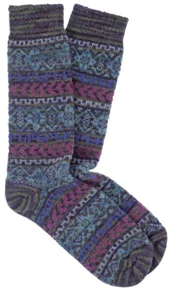 Jacquard Alpaca Socks