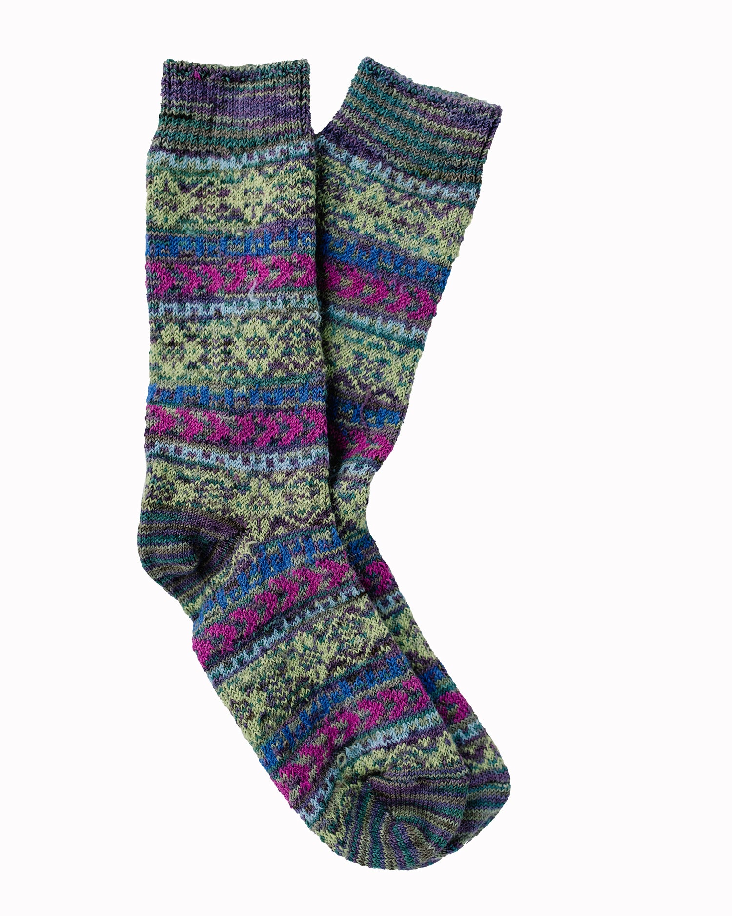 Jacquard Alpaca Socks
